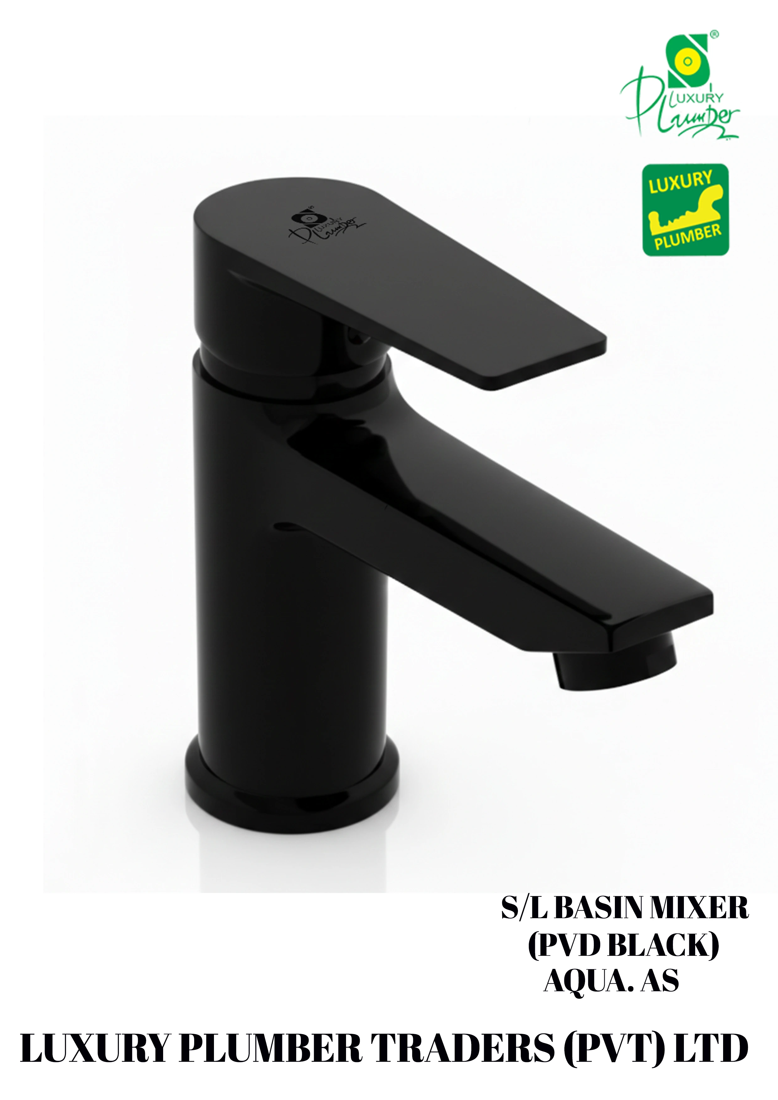 S.L BASIN MIXER BLACK